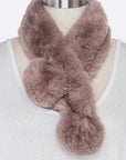 Soft Faux Fur Plushy Scarf