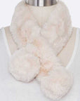 Soft Faux Fur Plushy Scarf