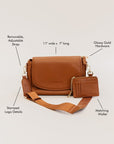 Signature Crossbody Shoulder Bag with Card Wallet