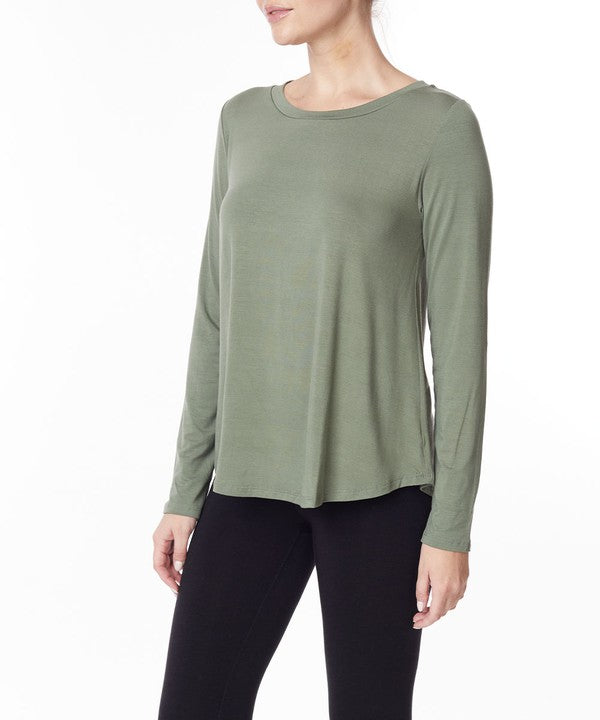 Fabina Bamboo Classic Long Sleeve Top