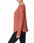 Fabina Bamboo Dolman Long Sleeve Top