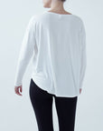 Fabina Bamboo Dolman Long Sleeve Top