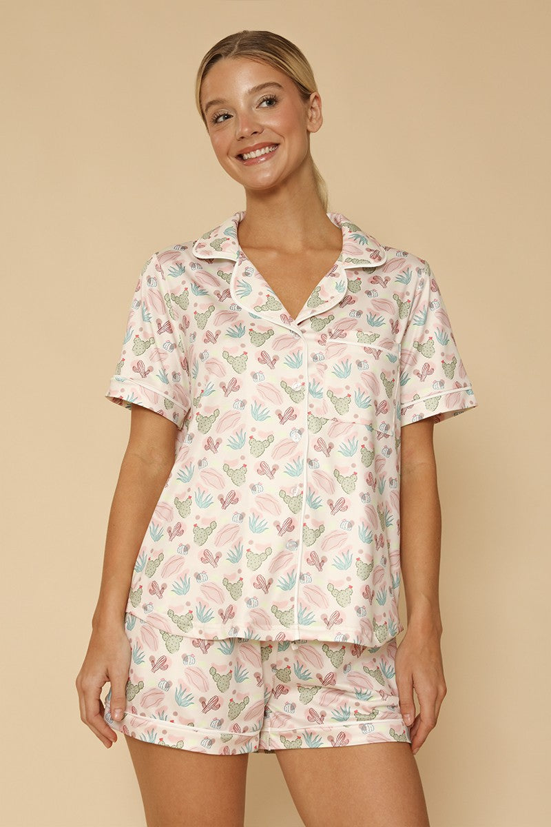 Miss Sparkling | Novelty Two Piece Pajama Set