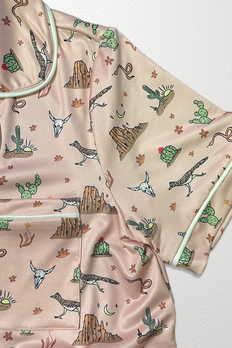 Miss Sparkling | Novelty Two Piece Pajama Set
