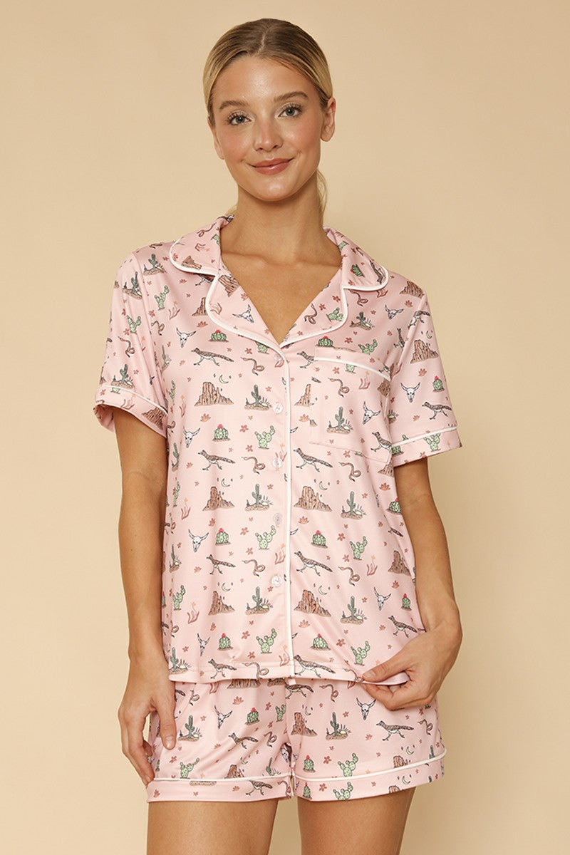 Miss Sparkling | Novelty Two Piece Pajama Set
