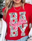 Santa Baby Sequin Graphic Tee