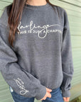 Plus Size Darling This Is Just A Chapter Sweatshirt