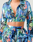 Athina Tropical Mirage Palazzo Set