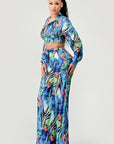 Athina Tropical Mirage Palazzo Set