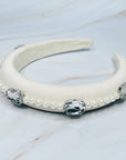 Pearls And Jewels Lined Headband