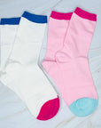 Color Block Socks Set Of 2