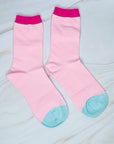 Color Block Socks Set Of 2