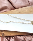 Luxe Gold Paperclip Chain - 18in