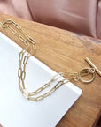 Luxe Gold Paperclip Chain - 18in