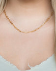 Luxe Gold Paperclip Chain - 18in