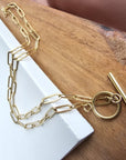 Luxe Paperclip Chain 20in