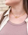 Luxe Paperclip Chain 20in