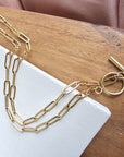 Luxe Paperclip Chain 20in