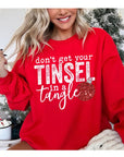 Don't Get Your Tinsel in a Tangle Graphic Sweatshirt