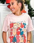 Holly Jolly Vibes Graphic T-Shirt