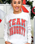 Team Naughty Graphic Long Sleeve T-Shirt