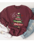 Christmas Bible Verse Unisex Fleece Sweatshirt