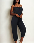 Spaghetti Strap Solid Jumpsuit