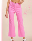 La Miel Soft Washed Stretchy High Rise Pants