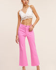 La Miel Soft Washed Stretchy High Rise Pants