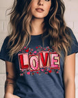 LOVE Valentine Graphic Tee