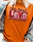 LOVE Valentine Graphic Tee