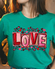 LOVE Valentine Graphic Tee