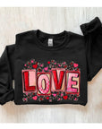 LOVE Valentine's Unisex Fleece Sweatshirt