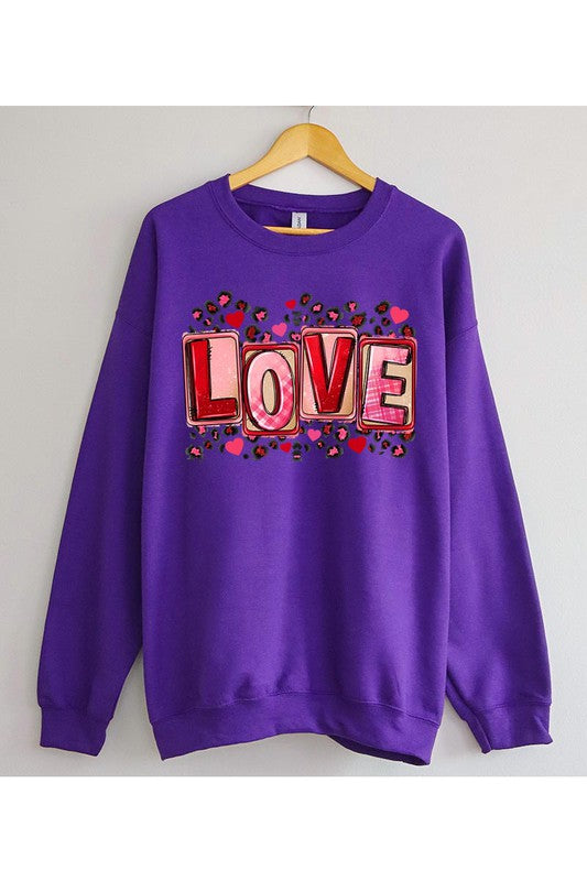 LOVE Valentine&#39;s Unisex Fleece Sweatshirt