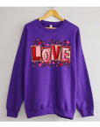 LOVE Valentine's Unisex Fleece Sweatshirt