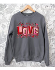 LOVE Valentine's Unisex Fleece Sweatshirt