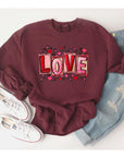 LOVE Valentine's Unisex Fleece Sweatshirt