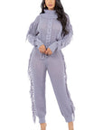 Long Sweater Pants Set by Claude