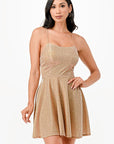 La Scala Glittered Fit Flare Dress