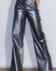 Vibrant M.i.U Metallic High Rise Wide Jeans