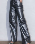 Vibrant M.i.U Metallic High Rise Wide Jeans