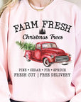 Farm Fresh Christmas Trees Oversized Sweatshirt