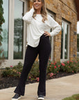 Julia Rose Flare Leggings WITH POCKETS