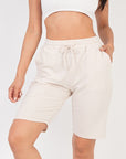 French Terry Bermuda Elastic waistband Shorts