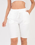 French Terry Bermuda Elastic waistband Shorts