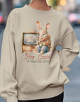 Vintage Winter Rabbit, Christmas Sweatshirt