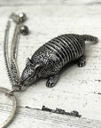 Vintage Armadillos Metal Keychain