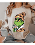 Grinch Christmas Fleece Sweatshirt