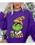 Grinch Christmas Fleece Sweatshirt