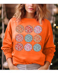 Happy New Year Disco Balls Unisex Fleece Sweatshirt